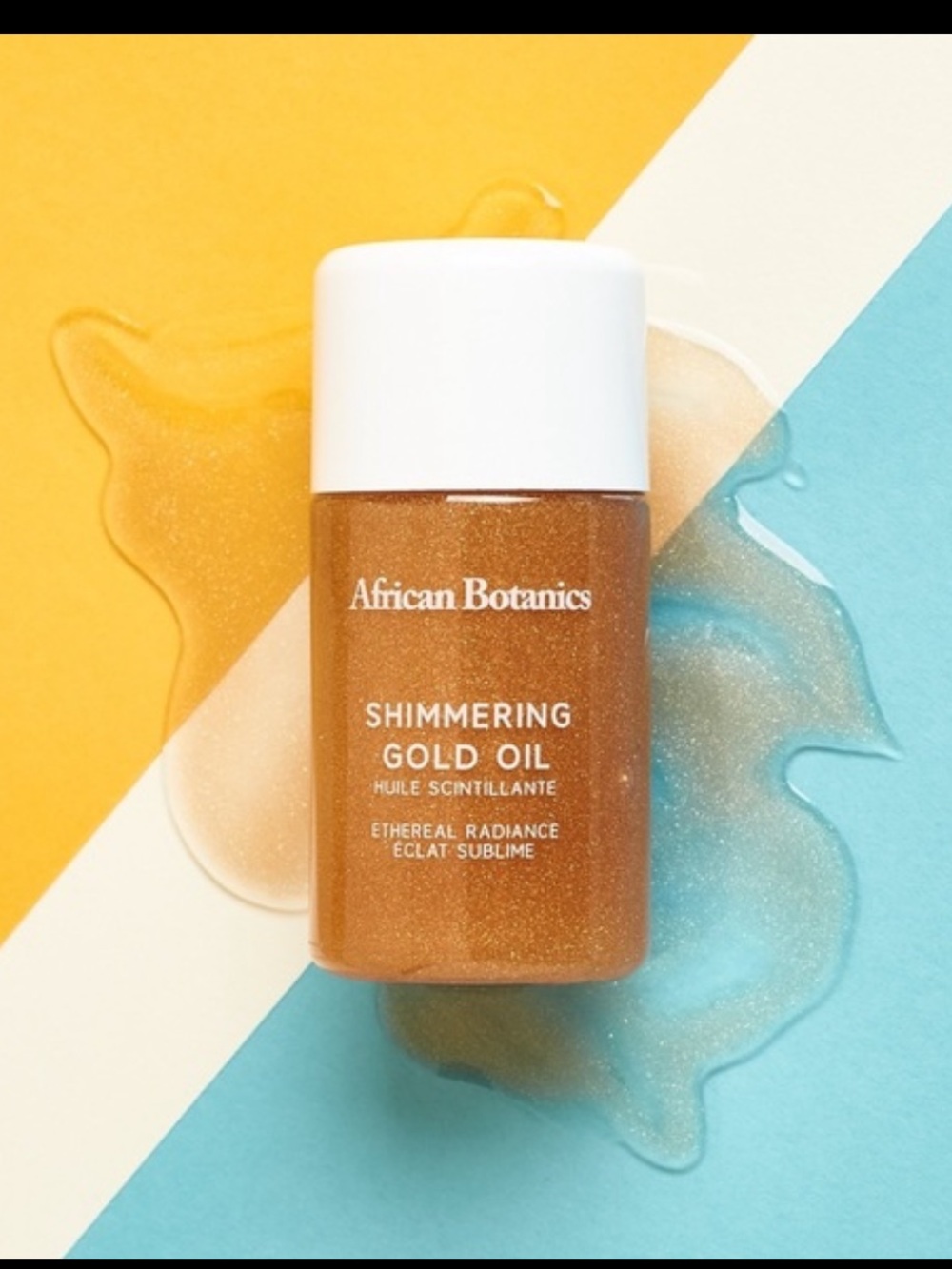 African Botanics Shimmering Gold Oil Ethereal Radiance Body Oil